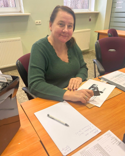 Sociālā darbiniece Solvita Anna Gernere-Alaine Melba & Ida apmācībās