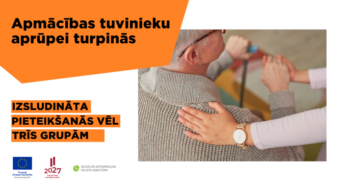 informatīvs attēls par apmācībām RAITI projektā