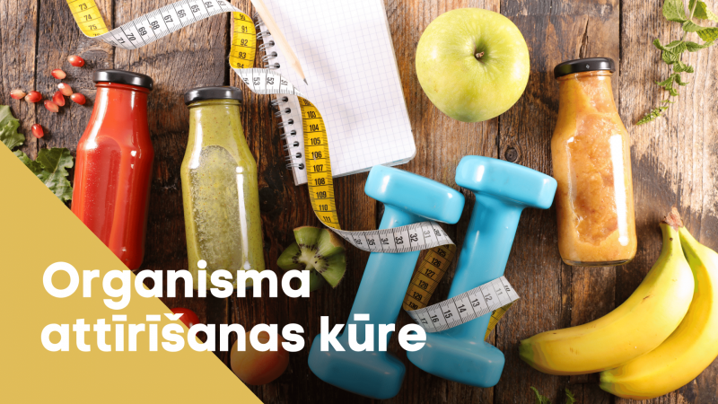 Organisma attīrīšanas kūre baneris