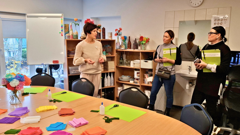 5.	Viesi iepazīstas ar sociālās rehabilitācijas pakalpojumu