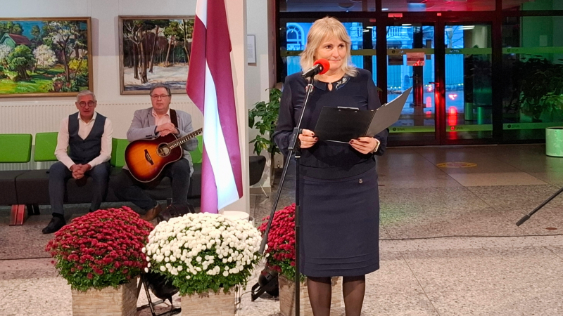 Pasākumu vada SIVA profesionālās rehabilitācijas atbalsta nodaļas vadītāja Ausma Rava