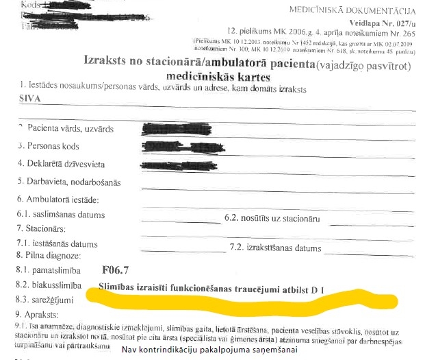 veidlapas paraugs