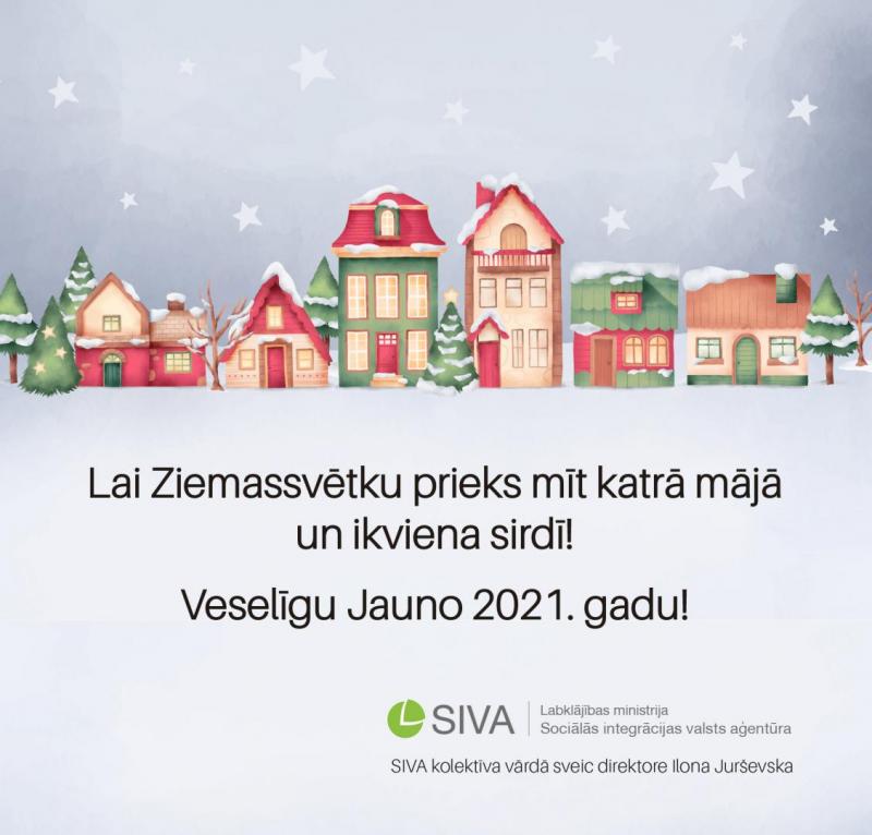 SIVA kolektīva sveiciens Ziemassvētkos