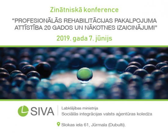 SIVA 11. zinātniskās konferences plakāts
