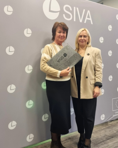 7.	SIVA koledžas vadītāja Inguna Zuševica un SIVA lektore Līga Ritere