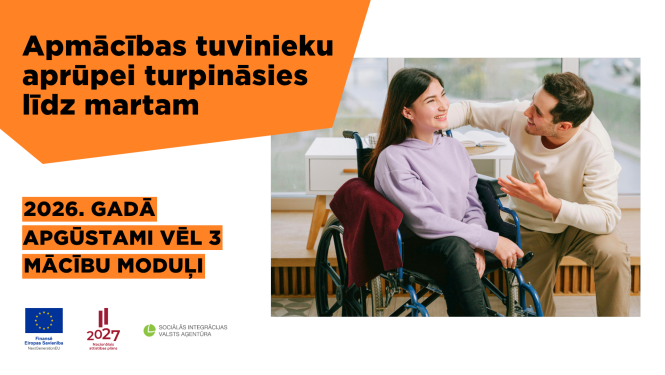 informatīvs attēls par apmācībām