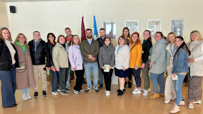 SIVA speciālistu un Ukrainas viesu kopbilde