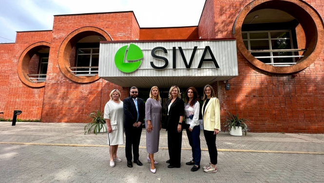 LM ministre Evika Siliņa apmeklē SIVA