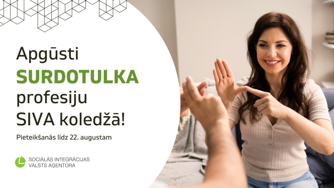 kļūsti par surdotulku SIVA koledžā