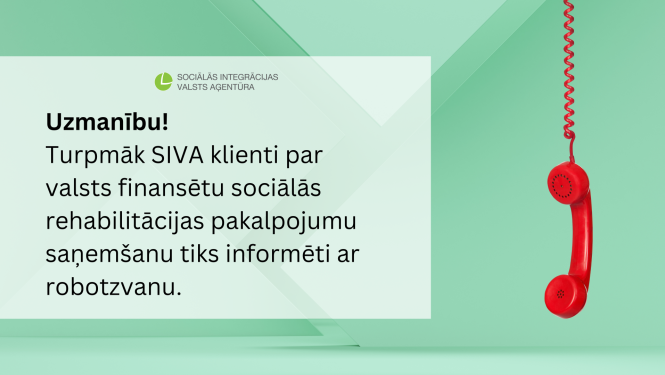 robotzvans klientu apziņošanai