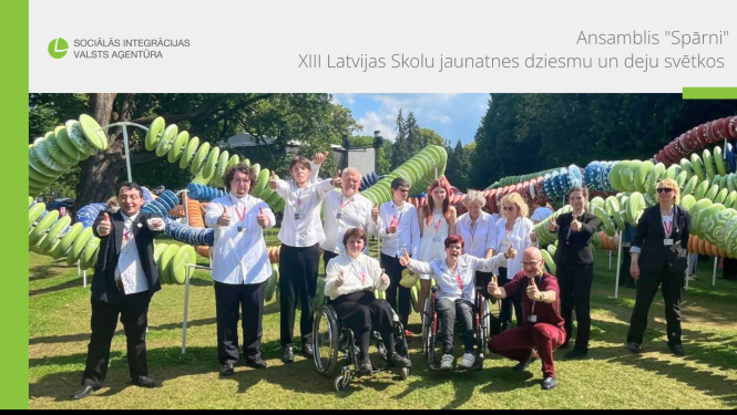 Ansamblis “Spārni” pārstāv SIVA koledžu Latvijas Skolu jaunatnes dziesmu un deju svētkos