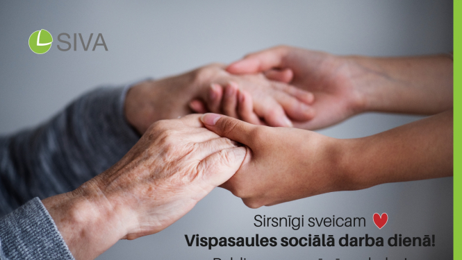 Sirsnīgi sveicam Vispasaules sociālā darba dienā! Paldies par nozīmīgo darbu!