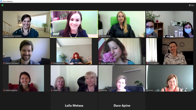 14.jūnija tiešsaistes mācību SIVA speciālistu kopbilde