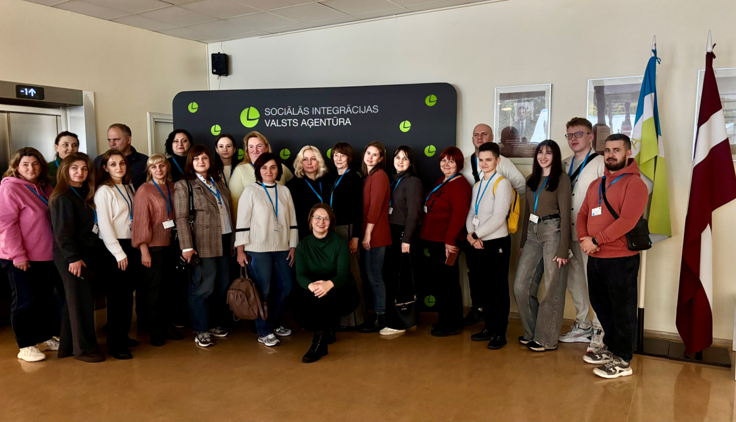 foto ar SIVA un UA speciālistiem