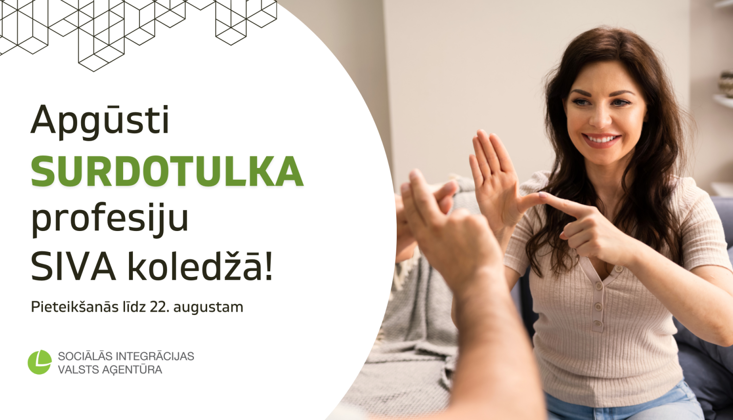 kļūsti par surdotulku SIVA koledžā