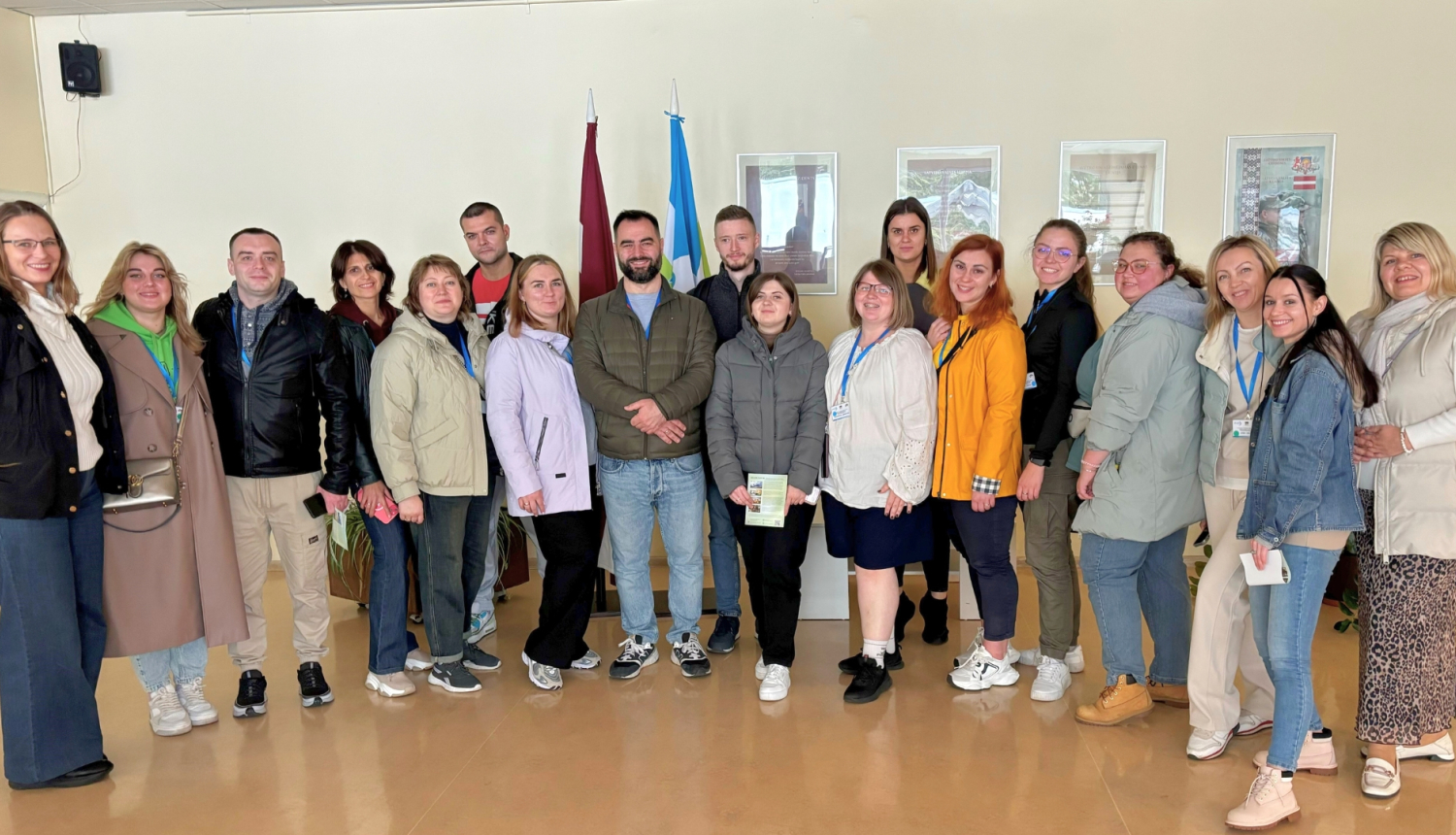 SIVA speciālistu un Ukrainas viesu kopbilde