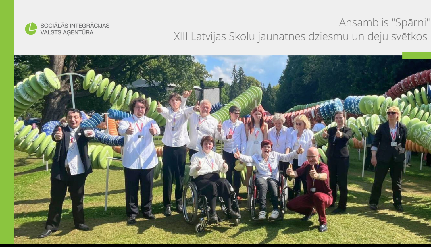 Ansamblis “Spārni” pārstāv SIVA koledžu Latvijas Skolu jaunatnes dziesmu un deju svētkos