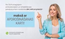 Iespēja par saņemtajiem pakalpojumiem maksāt ar apdrošināšanas karti