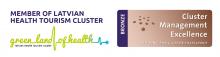 Latvijas veselības tūrisma klastera logo
