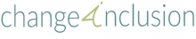 Projekta logo, kurā angļu valodā rakstīts "Change4Inclusion"